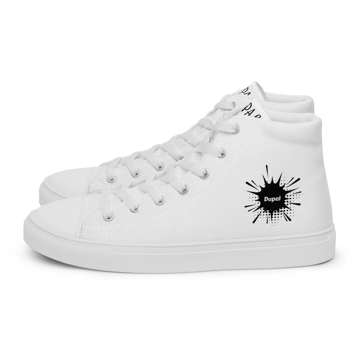 Women’s high top canvas shoes