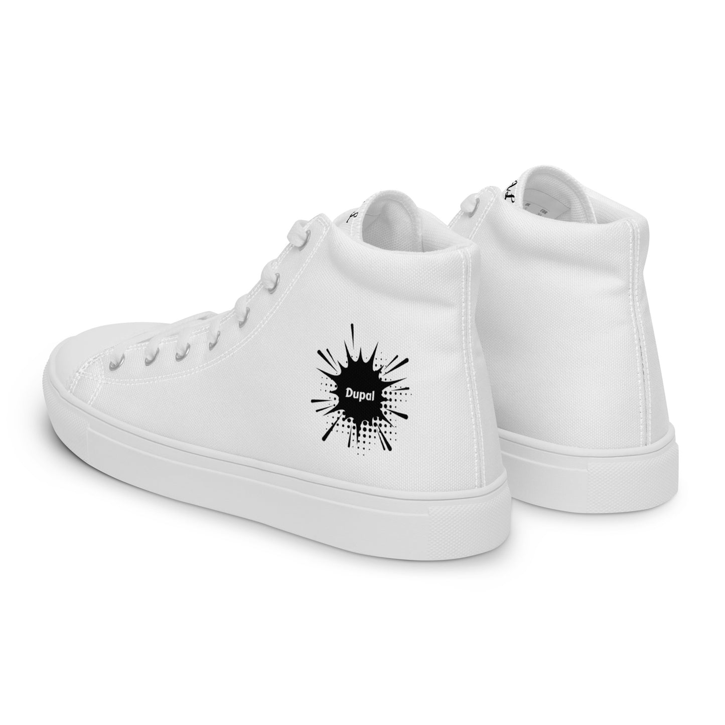 Women’s high top canvas shoes