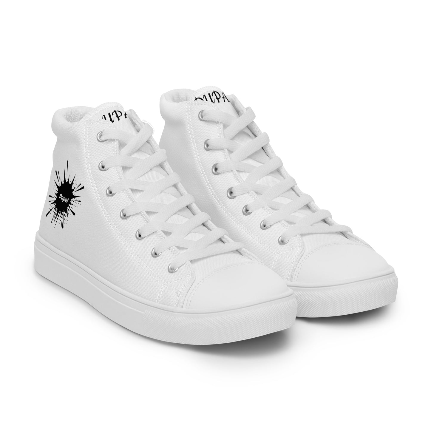 Women’s high top canvas shoes